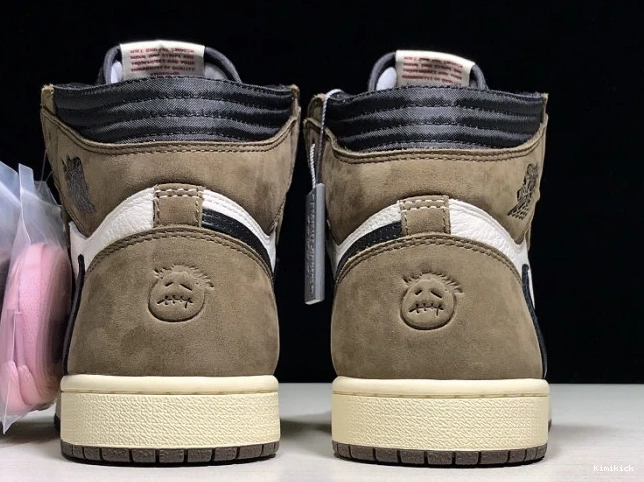 Affordable Retro CD4487 x 936 Scott High 1 Jordan Air - Travis 'Mocha' OG 0521